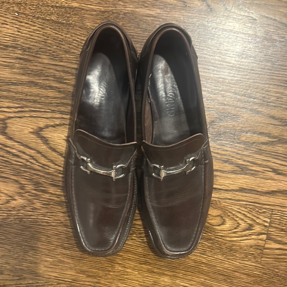 Salvatore Ferraramo Men's Brown Loafers Size 9D